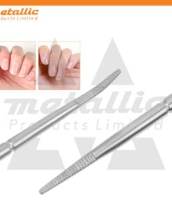 dual-ended pedicure tool, stainless steel pedicure cleaner, pedicure cleaner and file 16cm, professional pedicure cleaning tool, toenail cleaner and file, pedicure nail file cleaner, ergonomic pedicure tool