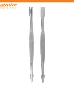 double ended cuticle pusher stainless steel UK, best cuticle pusher tool UK, dual cuticle pusher for manicure UK, professional stainless cuticle pusher UK, salon cuticle pusher tool UK, ergonomic cuticle pusher UK, hygienic cuticle pusher double ended UK