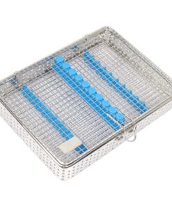 Dental Sterilization Cassette – 10 Instruments, Perforated Autoclave Tray