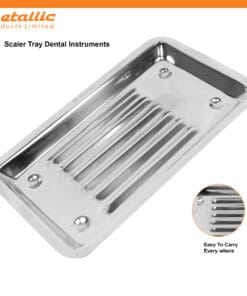 Stainless Steel Scalar Tray for Dental, Surgical & Medical Use