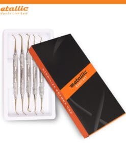 P.K. Thomas Set – 5 Pcs Fig 1–5 Gold Plated Dental Wax Carving Instruments