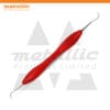 Sickle Curette Fig.H6/H7 – Red Silicone Handle