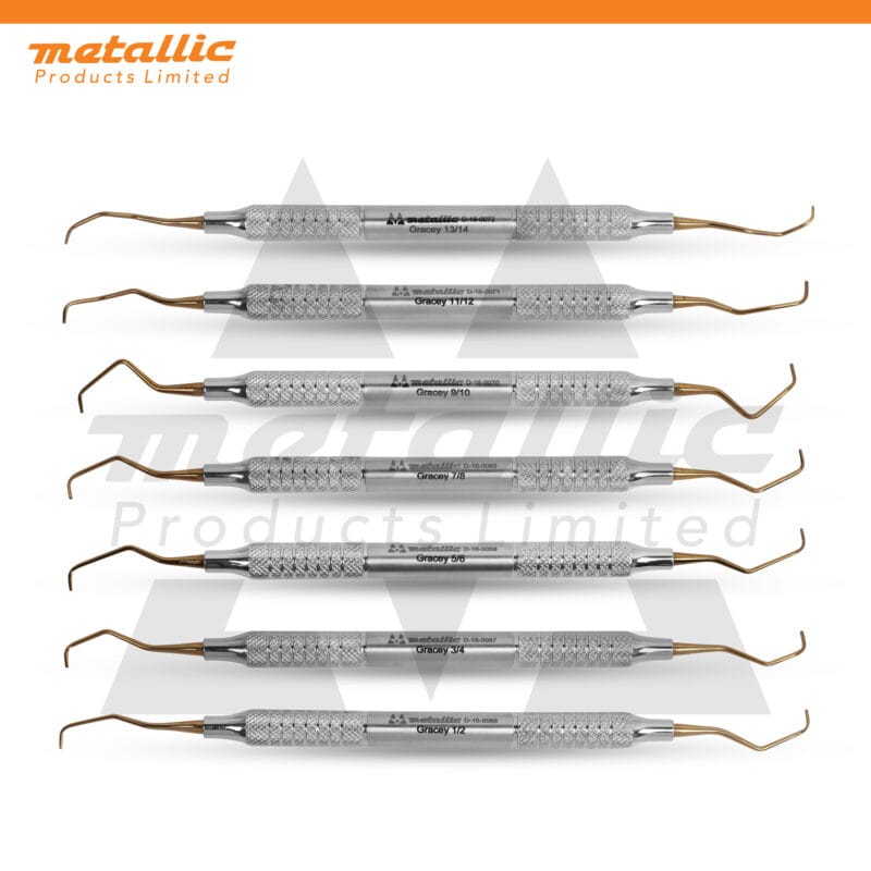 Gold Gracey Curettes AF Type – Set of 7pcs (Fig.1/2–13/14)