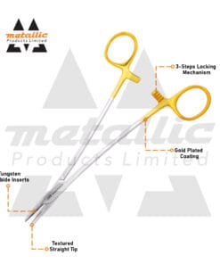 18cm Mayo Hegar Needle Holder with Tungsten Carbide Tip – Extended Precision