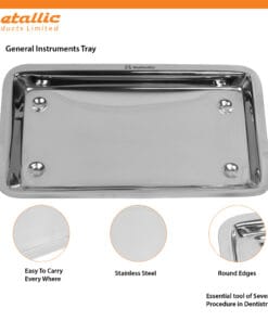 Instruments Plain Tray 10x18cm