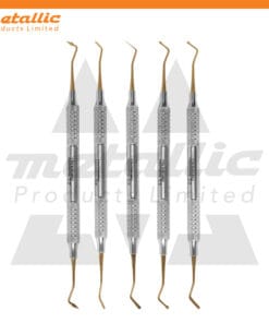 Gold Composite Curette 5pcs Set (Fig.1–5)