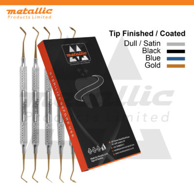 Gold Composite Curette 5pcs Set (Fig.1–5)