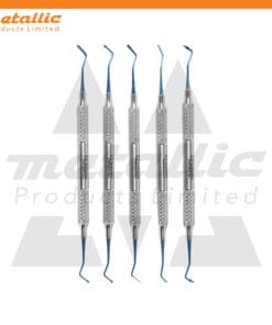 Blue Composite Curette 5pcs Set (Fig. 1–5)