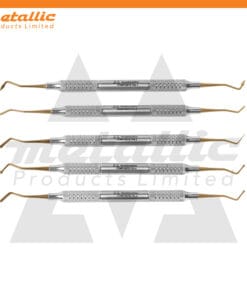 Gold Composite Curette 5pcs Set (Fig.1–5)
