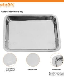 Instruments Plain Tray 15x20cm