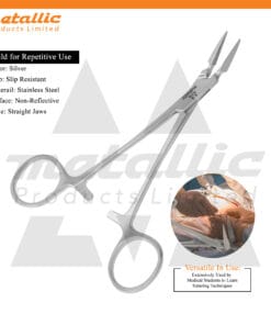 13.5 cm Curved Stieglitz Forceps – 45° Angled Precision Instrument