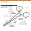 Stieglitz Splinter Forceps 13.5 cm Angled 90° – Precision Foreign Body Removal