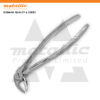 dental tooth extraction forceps figure 13, lower premolar extraction tool UK, stainless steel dental forceps, reusable extraction pliers UK, professional dental tools UK, precision dental extraction instruments, dentist lower tooth removal tool