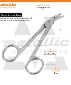 tonsil metzenbaum scissors UK, TC tip dissecting scissors 20cm, surgical tonsil scissors stainless steel, medical dissecting scissors UK, tungsten carbide metzenbaum scissors UK, ENT surgical scissors 20cm, stainless steel dissecting tool UK