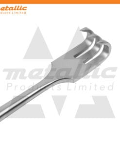 surgical retractor 3 prong 16cm UK, ophthalmic surgical retractor stainless steel, ENT sharp edge retractor tool UK, micro surgery retractor 3 prong, stainless steel ophthalmic retractor UK, ENT retractor surgical instrument 16cm, reusable surgical retractor UK