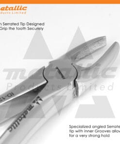 dental extracting forceps #2 UK, gold handle dental extraction forceps, stainless steel dental tools UK, upper lateral incisor forceps, reusable dental forceps UK, precision extraction instruments UK, dental extraction pliers