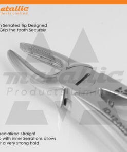 dental extracting forceps fig 29 UK, upper incisor extraction pliers, gold handle dental forceps, dental root removal tool UK, stainless steel dental pliers fig 29, professional dental extraction instruments UK, surgical dental forceps for upper teeth, reusable dental forceps fig 29