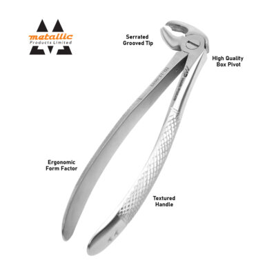 dental extracting forceps #22 UK, english pattern extraction forceps, dull finish dental forceps, stainless steel dental tool UK, lower molar extraction forceps #22, reusable surgical dental pliers, professional dental instruments UK