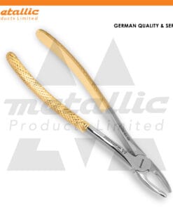 dental extracting forceps #2 UK, gold handle dental extraction forceps, stainless steel dental tools UK, upper lateral incisor forceps, reusable dental forceps UK, precision extraction instruments UK, dental extraction pliers