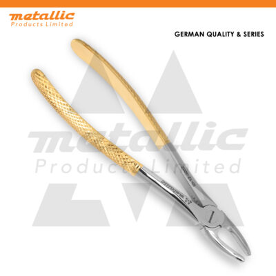 dental extracting forceps #2 UK, gold handle dental extraction forceps, stainless steel dental tools UK, upper lateral incisor forceps, reusable dental forceps UK, precision extraction instruments UK, dental extraction pliers