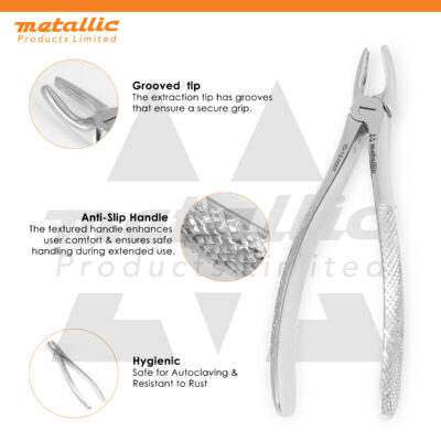 dental extracting forceps #7 UK, upper premolar extraction tool, precision dental forceps, stainless steel extraction pliers, reusable dental tools UK, dental extraction instrument