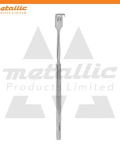 surgical retractor 3 prong 16cm UK, ophthalmic surgical retractor stainless steel, ENT sharp edge retractor tool UK, micro surgery retractor 3 prong, stainless steel ophthalmic retractor UK, ENT retractor surgical instrument 16cm, reusable surgical retractor UK