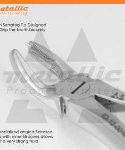 tooth extracting forceps #18 UK, gold handle dental forceps UK, upper molar extraction tool UK, stainless steel dental forceps UK, surgical dental extraction forceps #18, reusable dental tools UK, dentist extraction instrument #18, premium dental surgical tool UK
