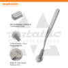 Wartenberg sensory test instrument UK, physio diagnostic pinwheel tool, medical sensory pin wheel UK, neurology examination pinwheel stainless, nerve reaction test pin wheel UK, clinic sensory testing wheel stainless steel, diagnostic nerve sensitivity wheel UK