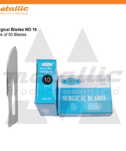 Scalpel Blades #10 – 50 pcs for No. 3 Handle | UK Surgical Blade, BP Blade