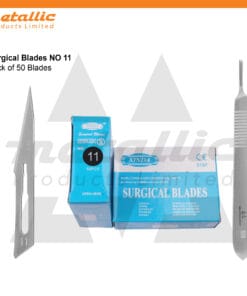 Scalpel Blades #11 – 50 pcs for No. 3 Handle | UK Surgical Blade, BP Blade
