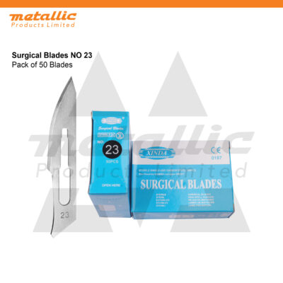 Scalpel Blades #23 – 50 pcs for No. 3 Handle | Surgical Blade, BP Blade