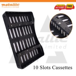 Dental sterilization cassette 10 slots, autoclavable instrument tray 10, dental instrument tray 10, dental cassette tray UK, sterilization tray for dental instruments, autoclave instrument tray 10, dental tray 10 slots, plastic dental cassette, dental sterilization tray UK, reusable dental tray, hospital dental tray, clinic instrument tray, dental instrument organizer, dental autoclave tray