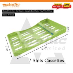 Dental sterilization cassette 7 slots, autoclavable instrument tray 7, dental instrument tray 7, dental cassette tray UK, sterilization tray for dental instruments, autoclave instrument tray 7, dental tray 7 slots, plastic dental cassette, dental sterilization tray UK, reusable dental tray, hospital dental tray, clinic instrument tray, dental instrument organizer, dental autoclave tray