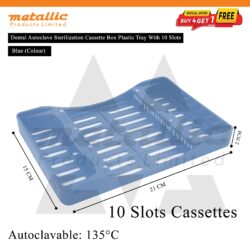 Dental sterilization cassette 10 slots, autoclavable instrument tray 10, dental instrument tray 10, dental cassette tray UK, sterilization tray for dental instruments, autoclave instrument tray 10, dental tray 10 slots, plastic dental cassette, dental sterilization tray UK, reusable dental tray, hospital dental tray, clinic instrument tray, dental instrument organizer, dental autoclave tray
