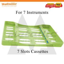 Dental sterilization cassette 7 slots, autoclavable instrument tray 7, dental instrument tray 7, dental cassette tray UK, sterilization tray for dental instruments, autoclave instrument tray 7, dental tray 7 slots, plastic dental cassette, dental sterilization tray UK, reusable dental tray, hospital dental tray, clinic instrument tray, dental instrument organizer, dental autoclave tray