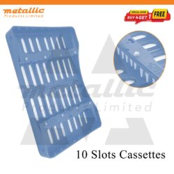 Dental sterilization cassette 10 slots, autoclavable instrument tray 10, dental instrument tray 10, dental cassette tray UK, sterilization tray for dental instruments, autoclave instrument tray 10, dental tray 10 slots, plastic dental cassette, dental sterilization tray UK, reusable dental tray, hospital dental tray, clinic instrument tray, dental instrument organizer, dental autoclave tray