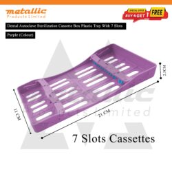Dental sterilization cassette 7 slots, autoclavable instrument tray 7, dental instrument tray 7, dental cassette tray UK, sterilization tray for dental instruments, autoclave instrument tray 7, dental tray 7 slots, plastic dental cassette, dental sterilization tray UK, reusable dental tray, hospital dental tray, clinic instrument tray, dental instrument organizer, dental autoclave tray