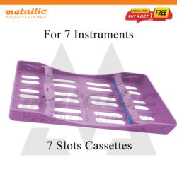 Dental sterilization cassette 7 slots, autoclavable instrument tray 7, dental instrument tray 7, dental cassette tray UK, sterilization tray for dental instruments, autoclave instrument tray 7, dental tray 7 slots, plastic dental cassette, dental sterilization tray UK, reusable dental tray, hospital dental tray, clinic instrument tray, dental instrument organizer, dental autoclave tray
