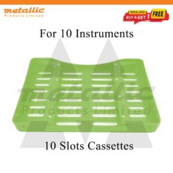 Dental sterilization cassette 10 slots, autoclavable instrument tray 10, dental instrument tray 10, dental cassette tray UK, sterilization tray for dental instruments, autoclave instrument tray 10, dental tray 10 slots, plastic dental cassette, dental sterilization tray UK, reusable dental tray, hospital dental tray, clinic instrument tray, dental instrument organizer, dental autoclave tray