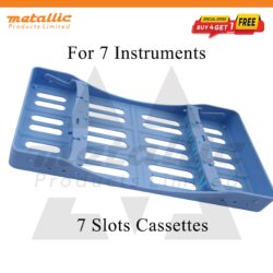Dental sterilization cassette 7 slots, autoclavable instrument tray 7, dental instrument tray 7, dental cassette tray UK, sterilization tray for dental instruments, autoclave instrument tray 7, dental tray 7 slots, plastic dental cassette, dental sterilization tray UK, reusable dental tray, hospital dental tray, clinic instrument tray, dental instrument organizer, dental autoclave tray