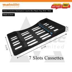Dental sterilization cassette 7 slots, autoclavable instrument tray 7, dental instrument tray 7, dental cassette tray UK, sterilization tray for dental instruments, autoclave instrument tray 7, dental tray 7 slots, plastic dental cassette, dental sterilization tray UK, reusable dental tray, hospital dental tray, clinic instrument tray, dental instrument organizer, dental autoclave tray