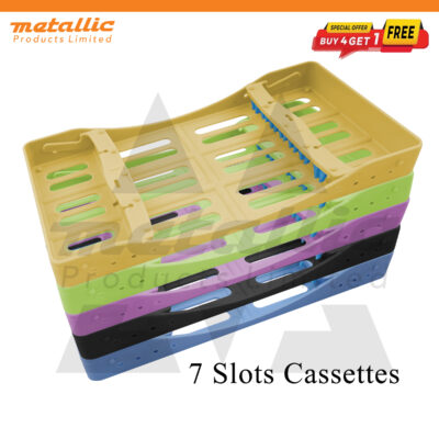 Dental sterilization cassette 7 slots, autoclavable instrument tray 7, dental instrument tray 7, dental cassette tray UK, sterilization tray for dental instruments, autoclave instrument tray 7, dental tray 7 slots, plastic dental cassette, dental sterilization tray UK, reusable dental tray, hospital dental tray, clinic instrument tray, dental instrument organizer, dental autoclave tray