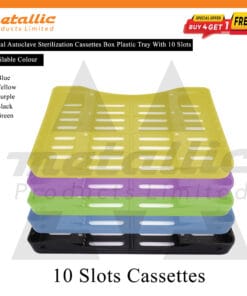 Dental sterilization cassette 10 slots, autoclavable instrument tray 10, dental instrument tray 10, dental cassette tray UK, sterilization tray for dental instruments, autoclave instrument tray 10, dental tray 10 slots, plastic dental cassette, dental sterilization tray UK, reusable dental tray, hospital dental tray, clinic instrument tray, dental instrument organizer, dental autoclave tray
