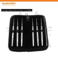 Fox Dermal Curette 14cm – 6 Piece Set