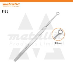 Fox dermal curette 5mm stainless steel