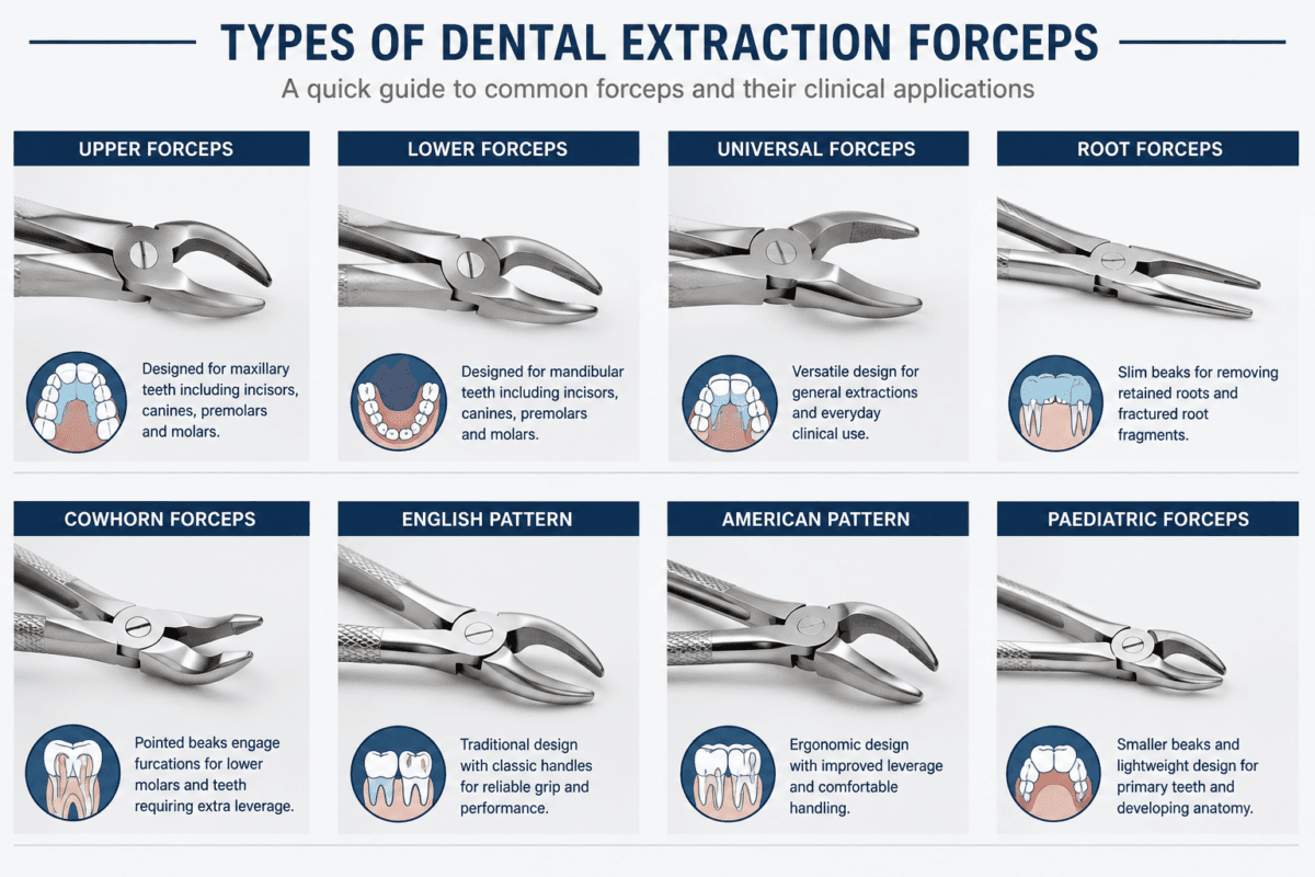 Extraction Forceps Types: A Complete Guide for Professionals