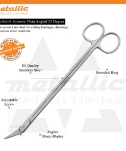 Potts-Smith Vascular Scissors 19cm 25°