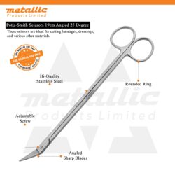 Potts-Smith Vascular Scissors 19cm 25°